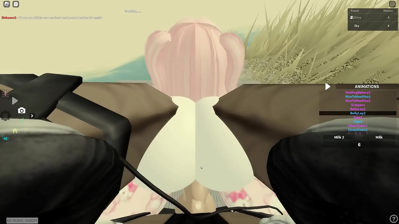 Roblox cute whore takes daddy's fat cock in her wet pussy
