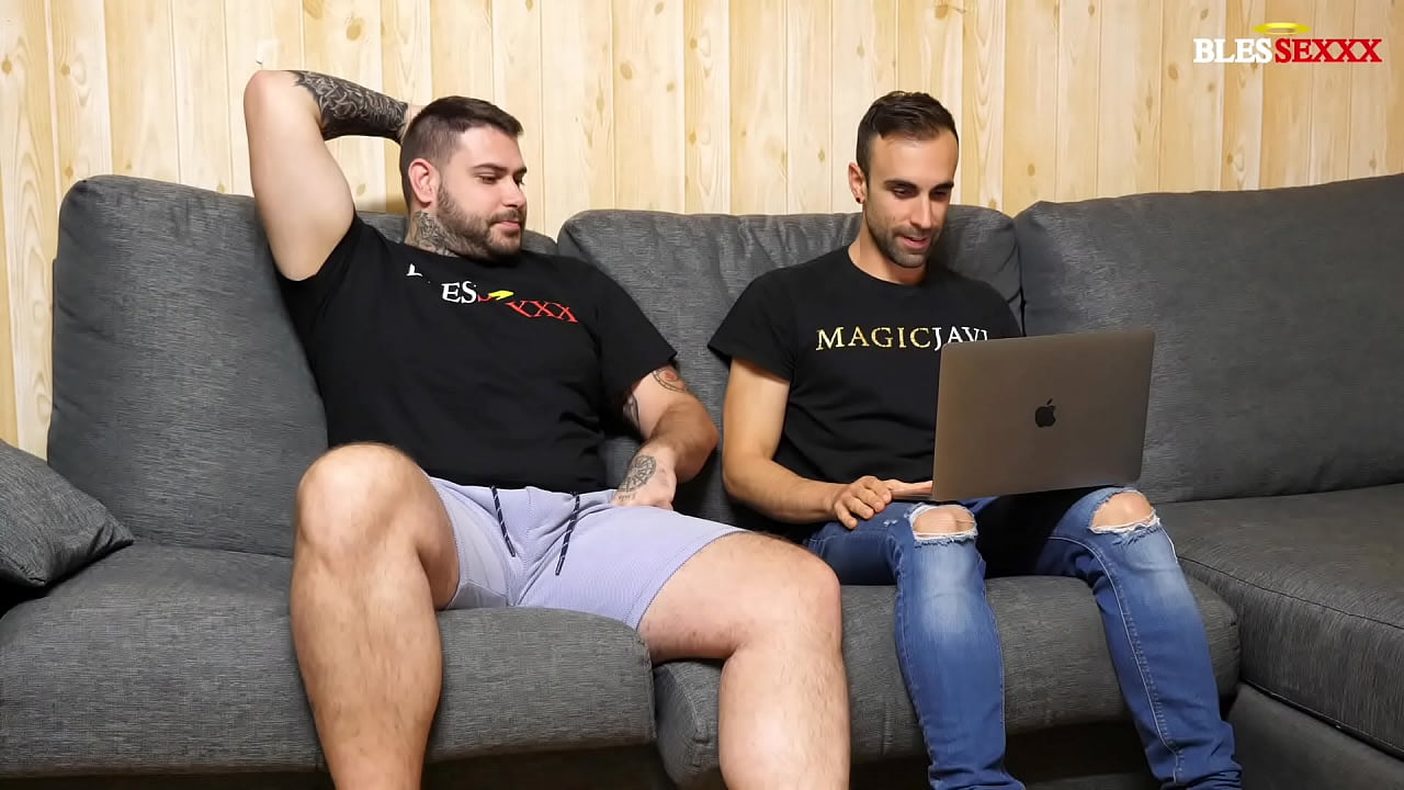 Straight friends watching porn
