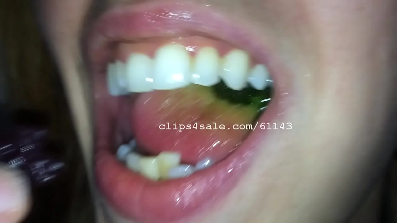 Mouth Fetish - Casey Eats Gummy Bears Video 1