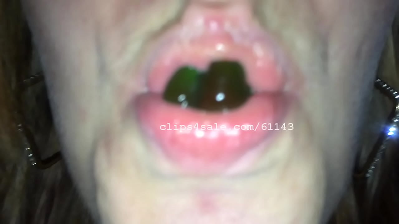 Mouth Fetish - Casey Eats Gummy Bears Video 1