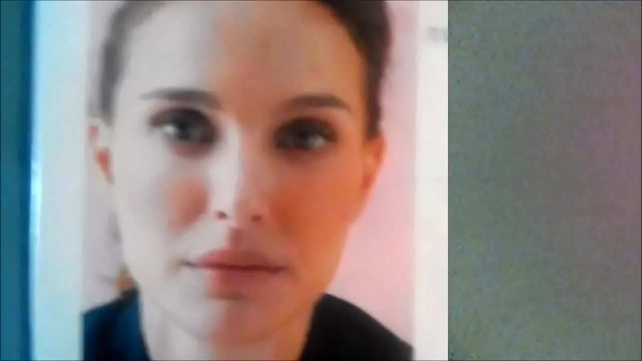 Natalie Portman Tributo sborrata in faccia bella donna