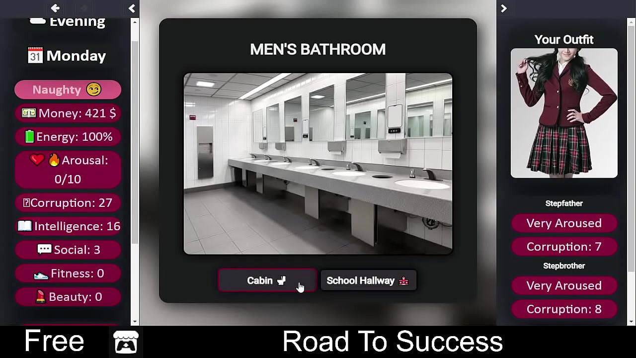 Road To Success (free game itchio) Role Playing