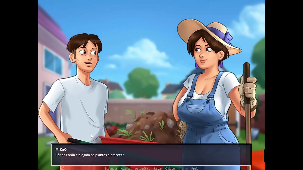 Jogo Pornô, Summertime Saga ep 7 - Tenho chance de Pegar minha Vizinha Milf