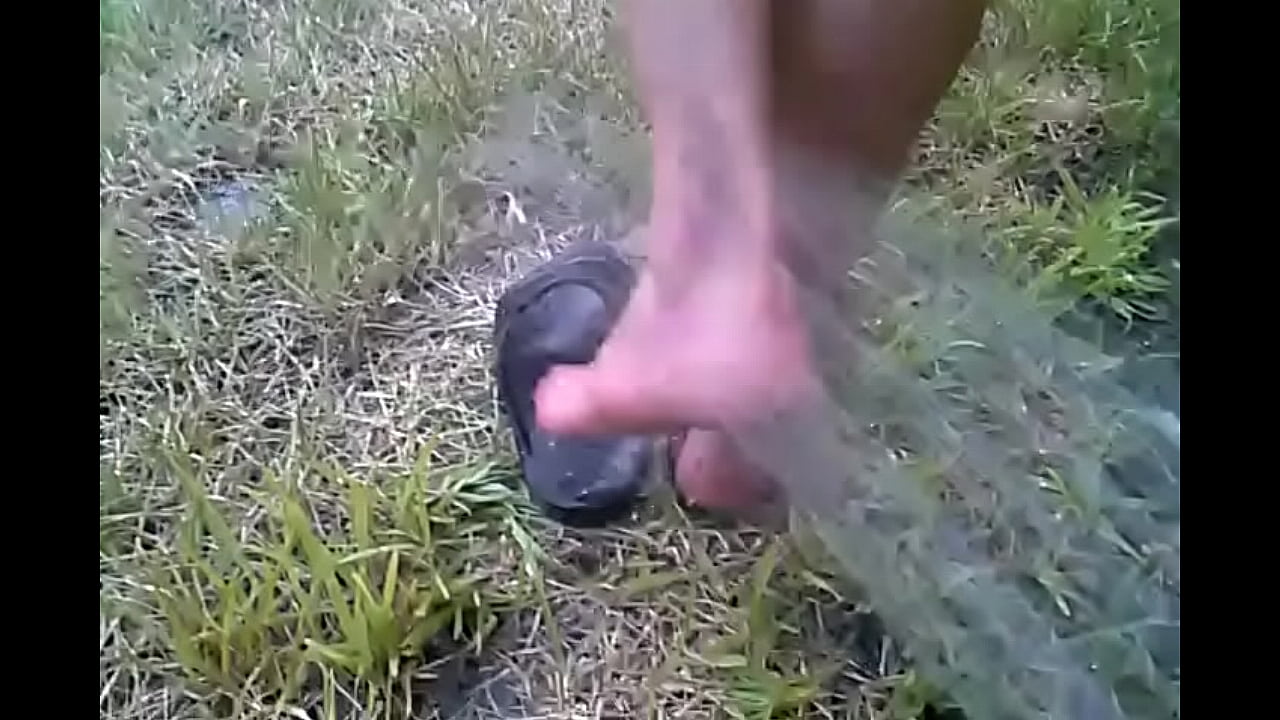 Wife cools off her hot feet