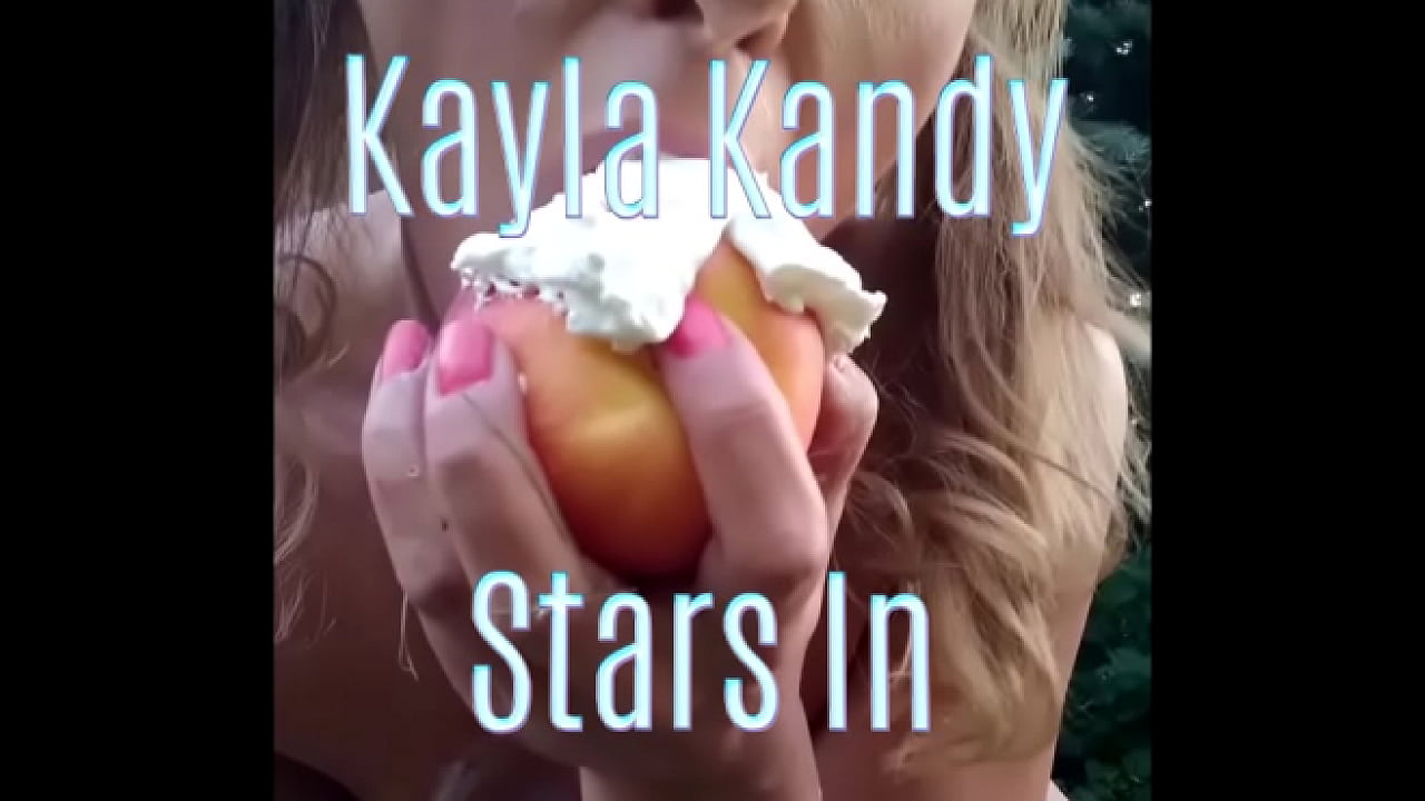 Kayla Kandy gets messy with whip cream!