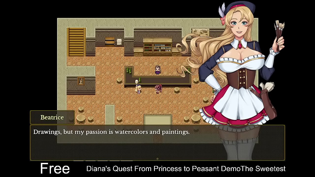 Diana's Quest (Free Steam Demo Game) Role Playing,  RPG Maker