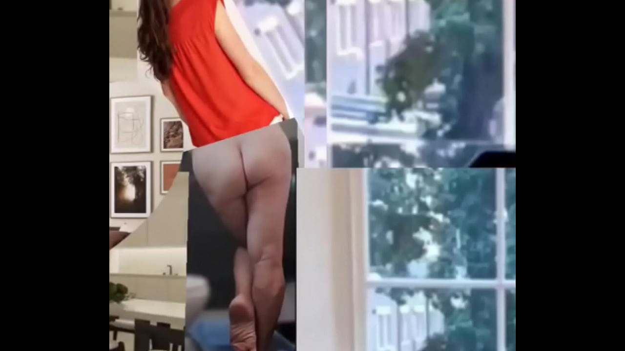 Unashamed girl show big ass as an exhibitionist