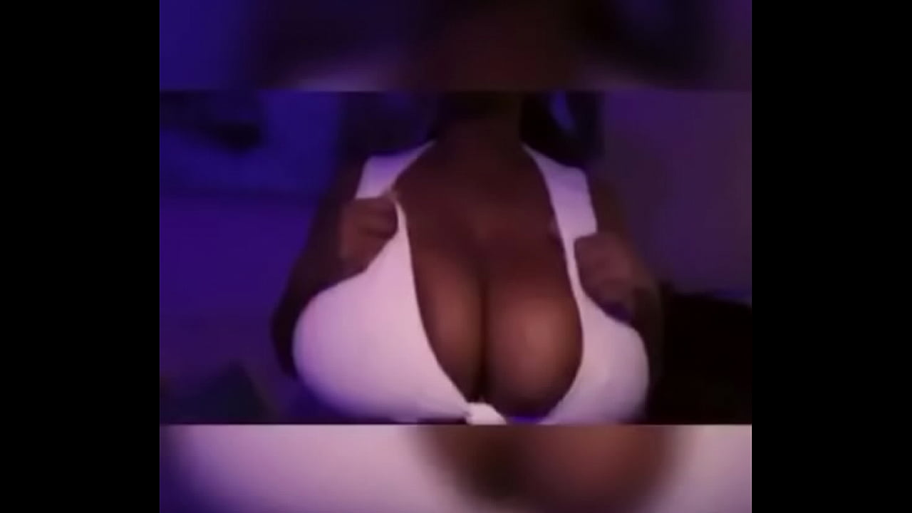 Big titties bounce out of shirt ebony woman