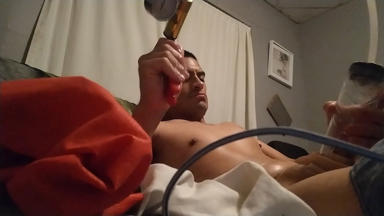 First time trying out my homemade penis pump