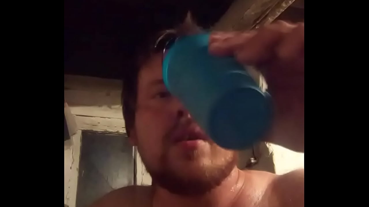 I FINISHED THREE TIMES AND LOWERED THE SPERM INTO A GLASS, THEN POURED IT INTO MY MOUTH AND ON MY FACE!!! CUMSHOT ON THE FACE AND IN THE MOUTH!!!! SWALLOWED HIS OWN FRESH SPERM!!! I POURED THE SPERM ON MY FUCKING FACE!!!