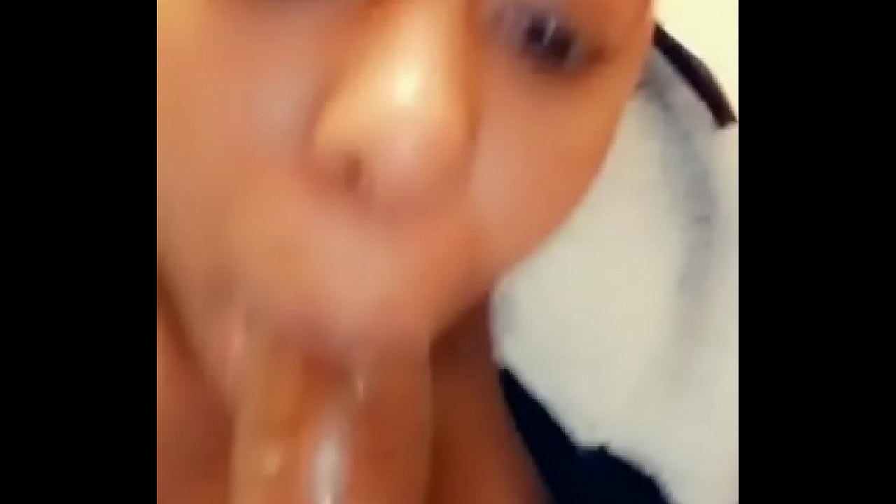 Ms zaina sucking dildo