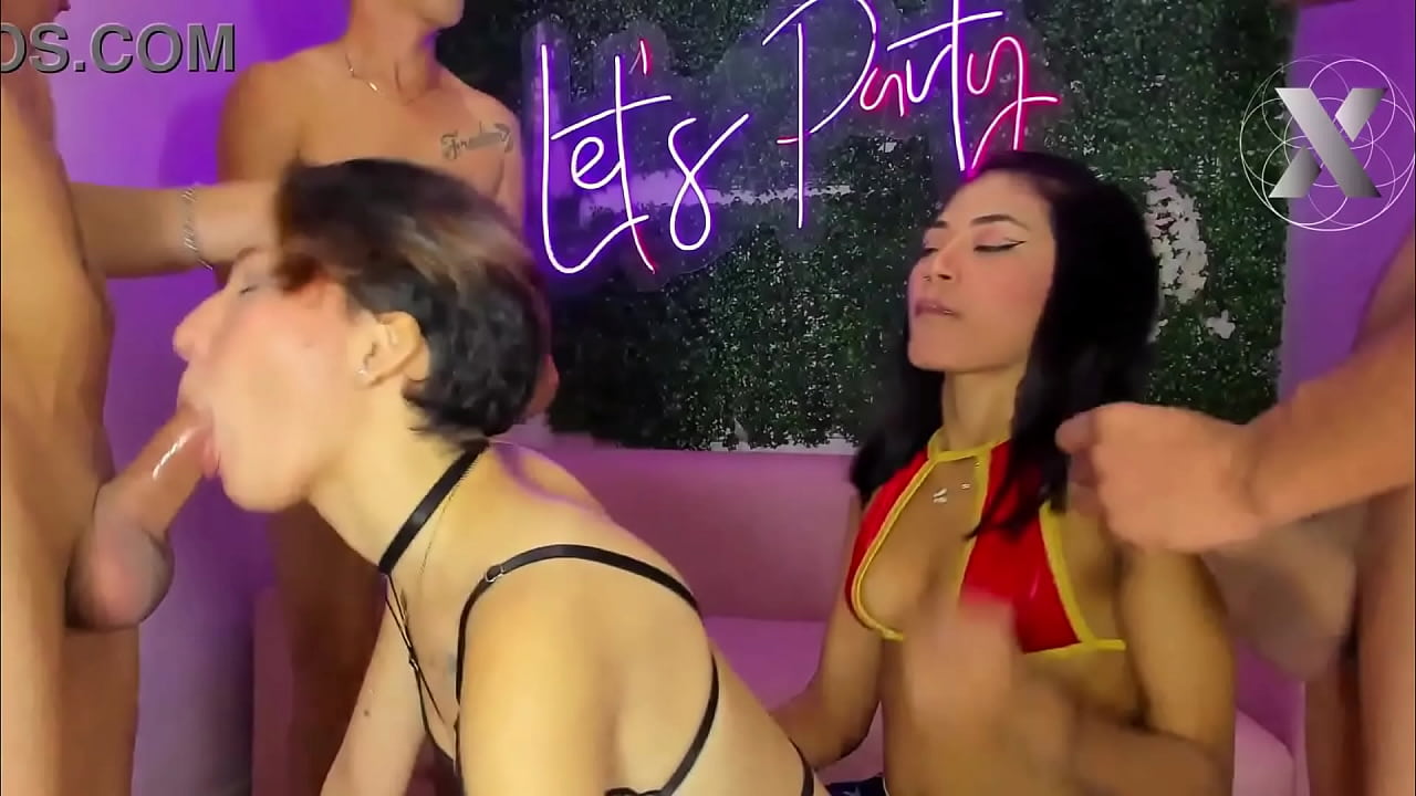 Sluts come out of a party horny and now they want to suck cock!