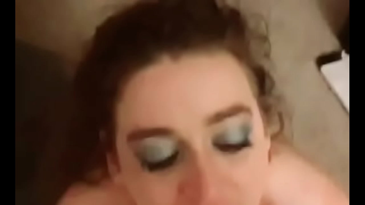 Minnesota Cum Slut Jessica Joos mouth filled with 2 cumshots On Her Knees