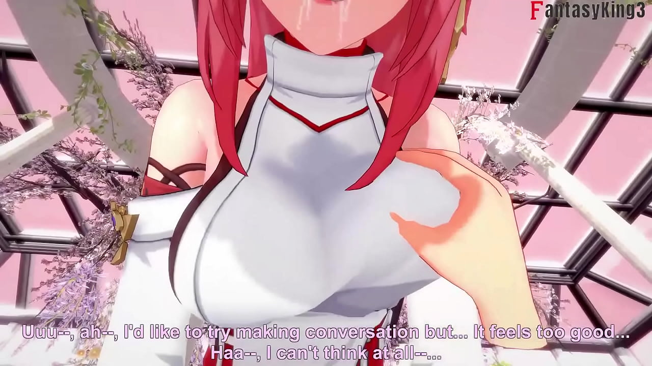 Yae Miko Having sex | 2 | Genshin Impact | Full & Full POV version on PTRN and Sheer: Fantasyking3 (step, ahegao pink haired girl)