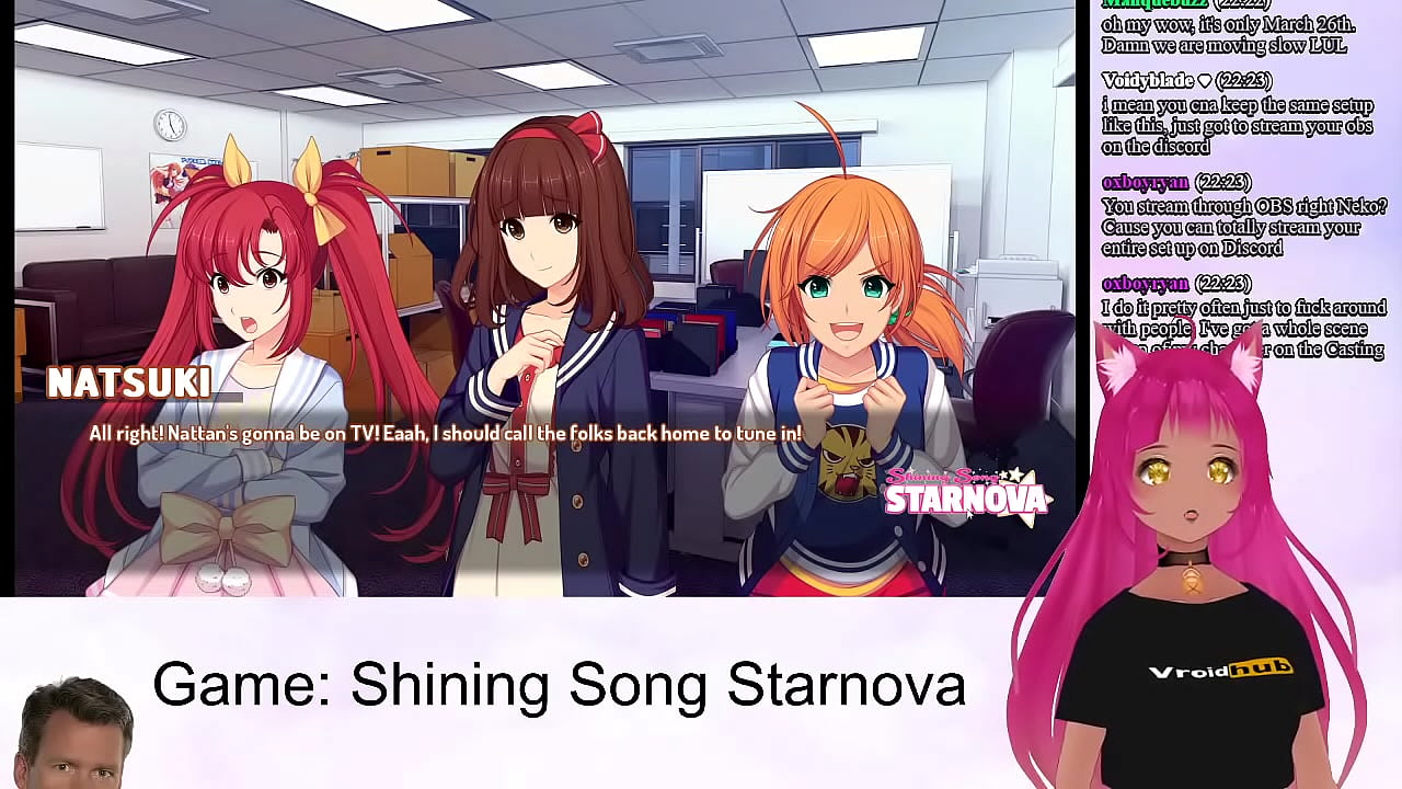 VTuber LewdNeko Plays Shining Song Starnova Aki Route Part 2