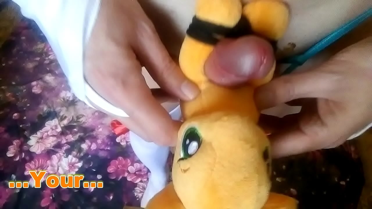 masturbation with plush toy mlp Apple Jack