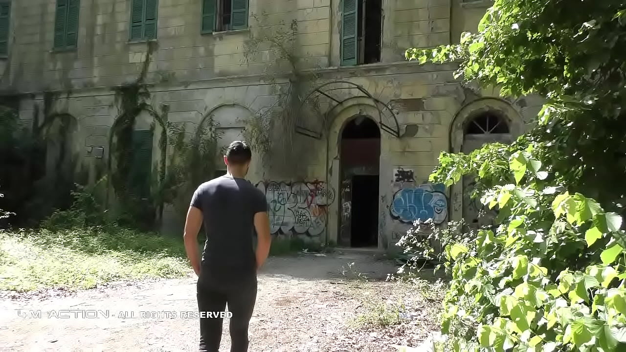 Walking around a derelict building