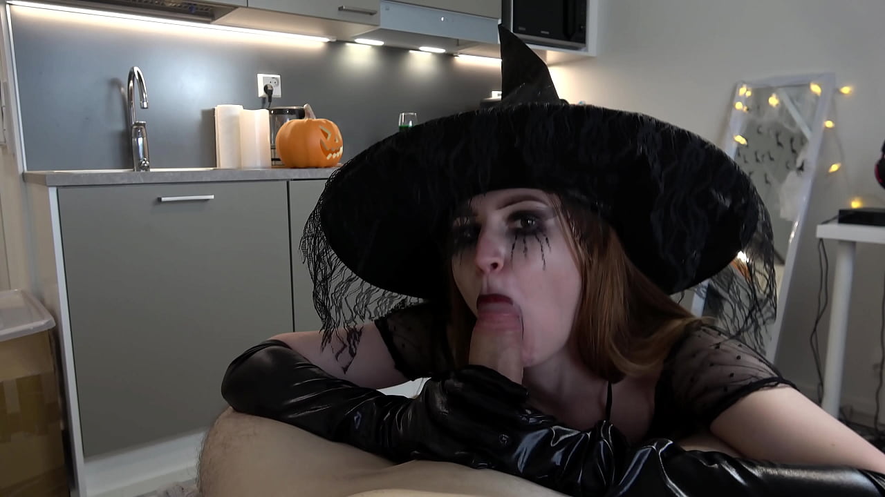 Sexy Witch Stole Cum For Her Potion