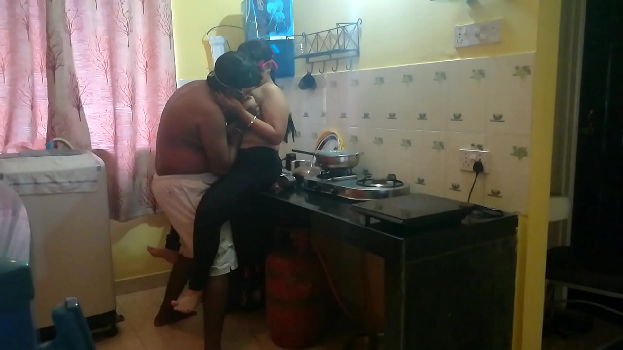 bengali couple in kitchen