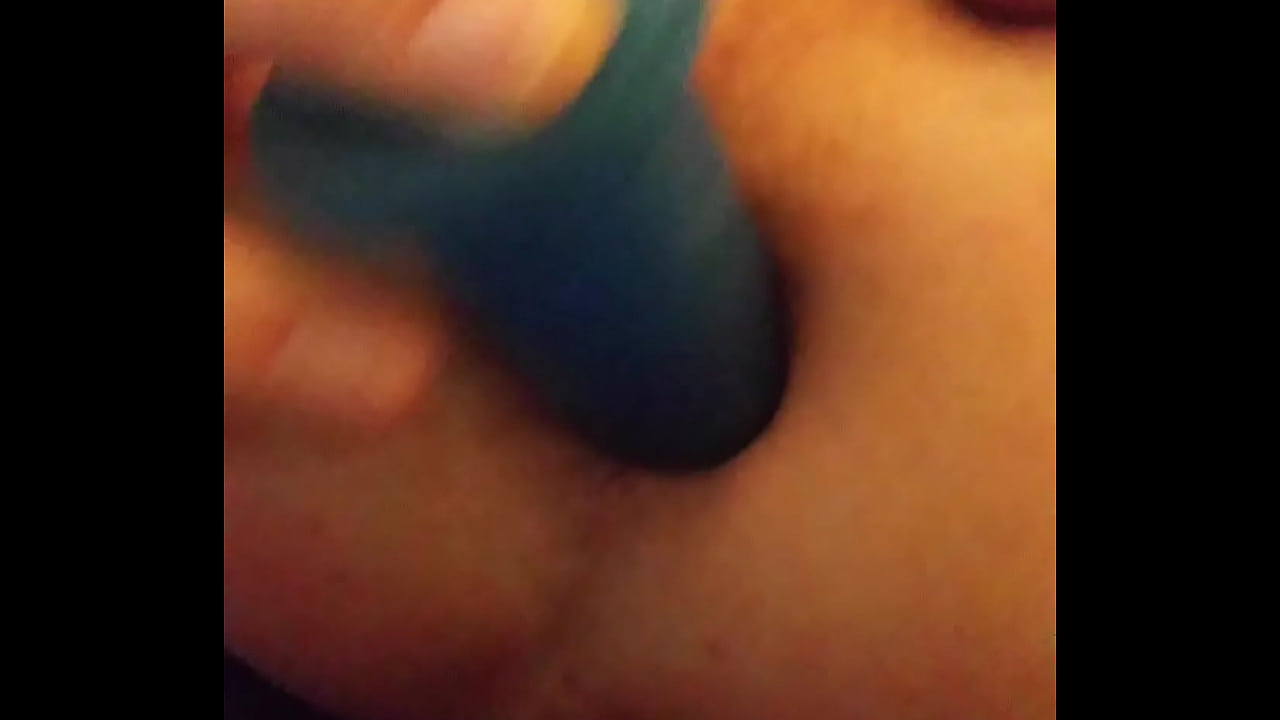 Male fucking dildo until asshole gapes