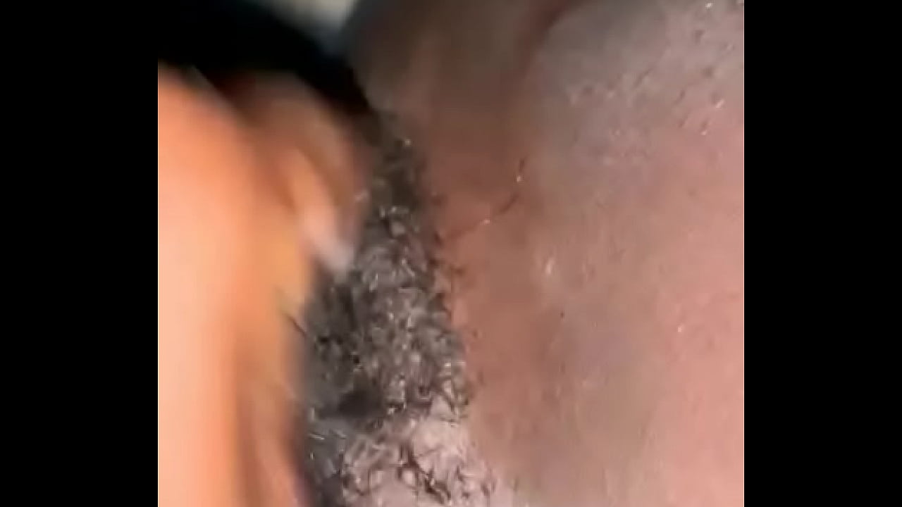 Dripping wet ebony pussy