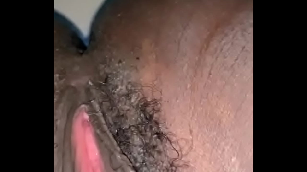 Dripping wet ebony pussy