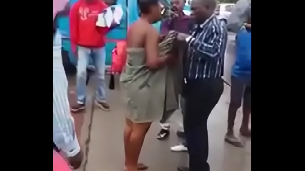 Naked in Congo's street