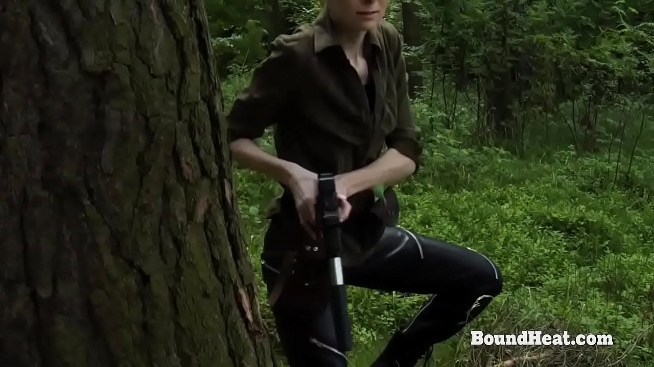 Lesbian Slave With Busty Body Gets Caught Outdoors By Huntress And Brought In Prison