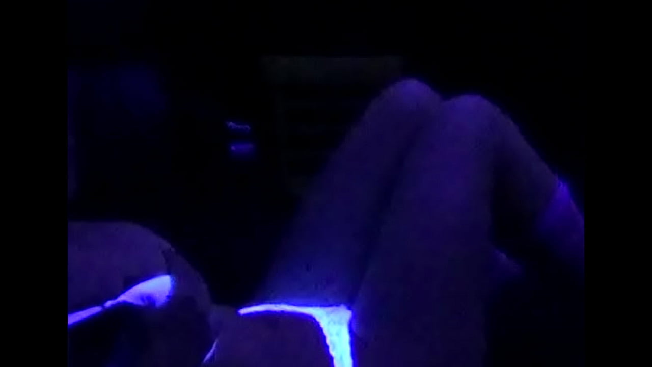 Teen Slut Has Sex Under Black Light