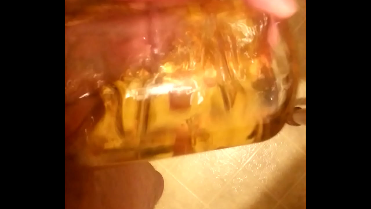 My dick in a jar of piss