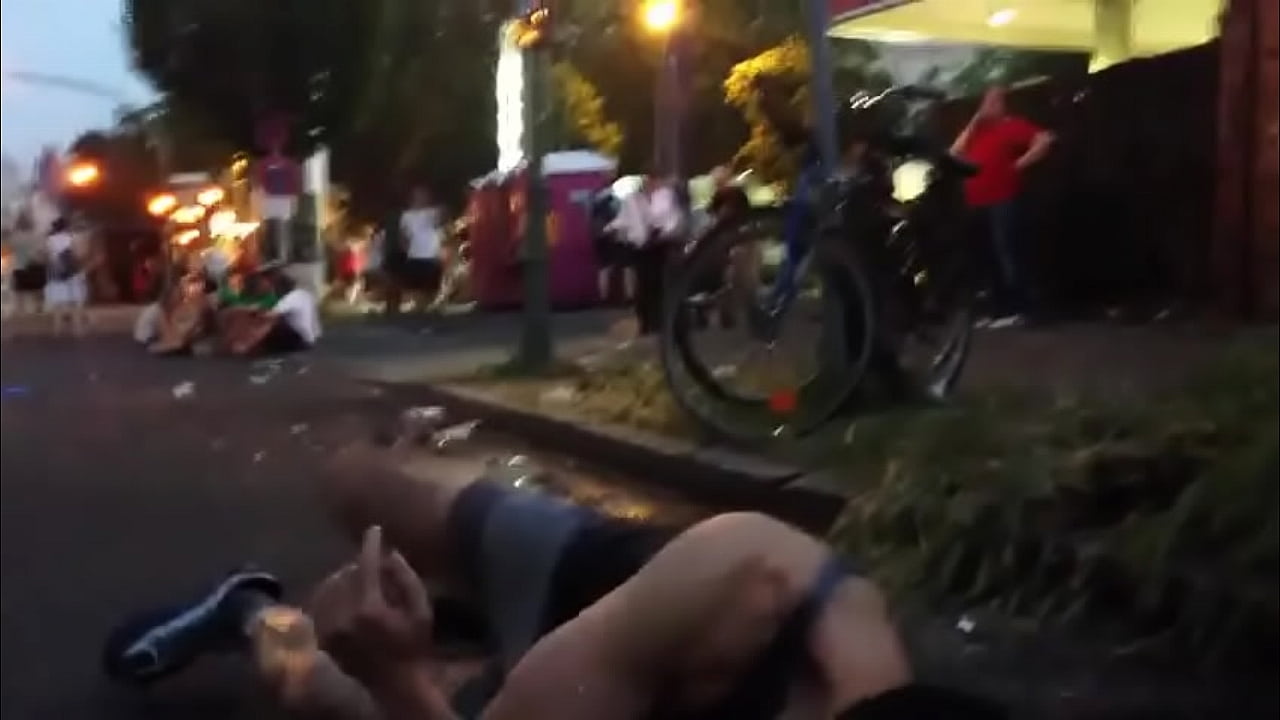 Public piss during street festival Sequence 6