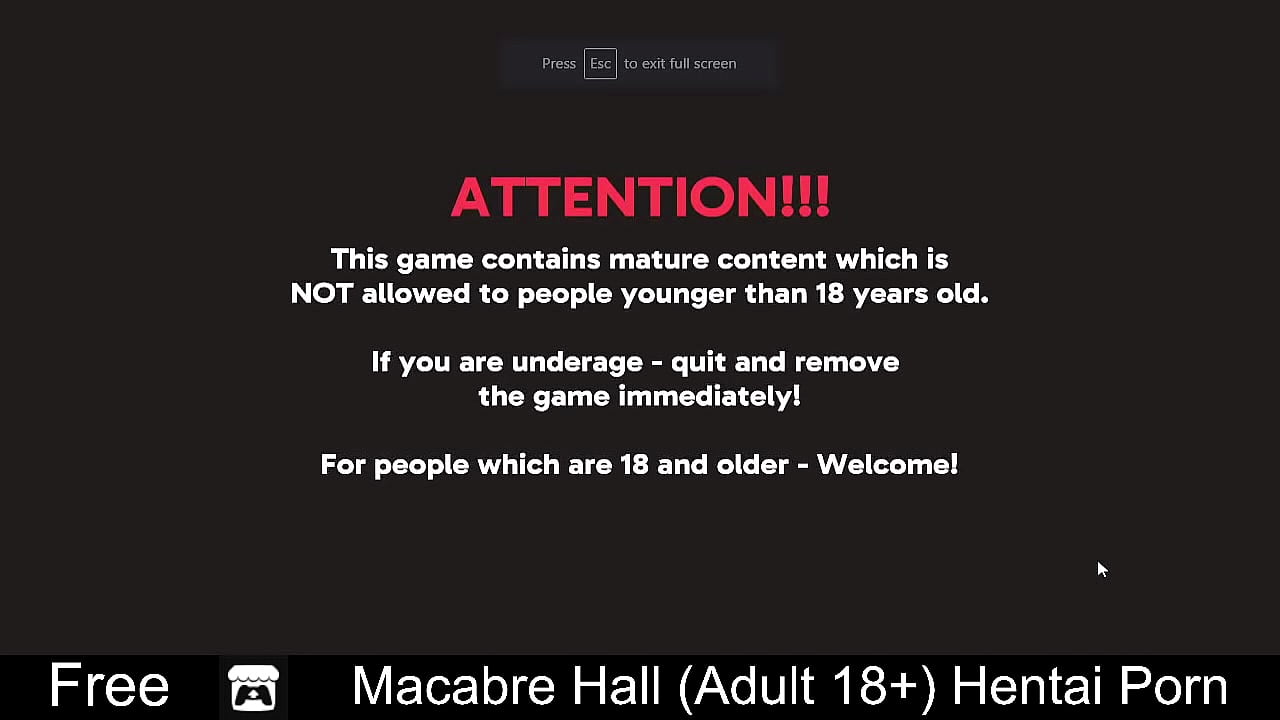 Macabre Hall (free game itchio) Survival, Horror