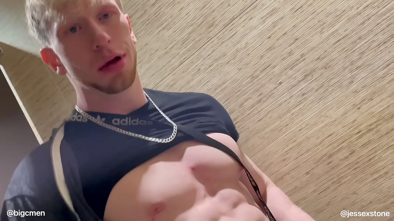 He shows off his chiseled body and perfect pink hole