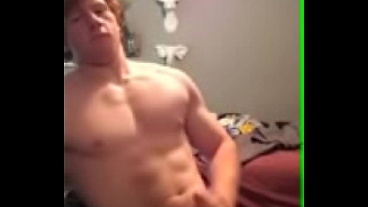 sexy as fuck ginger jerks off his hot cock