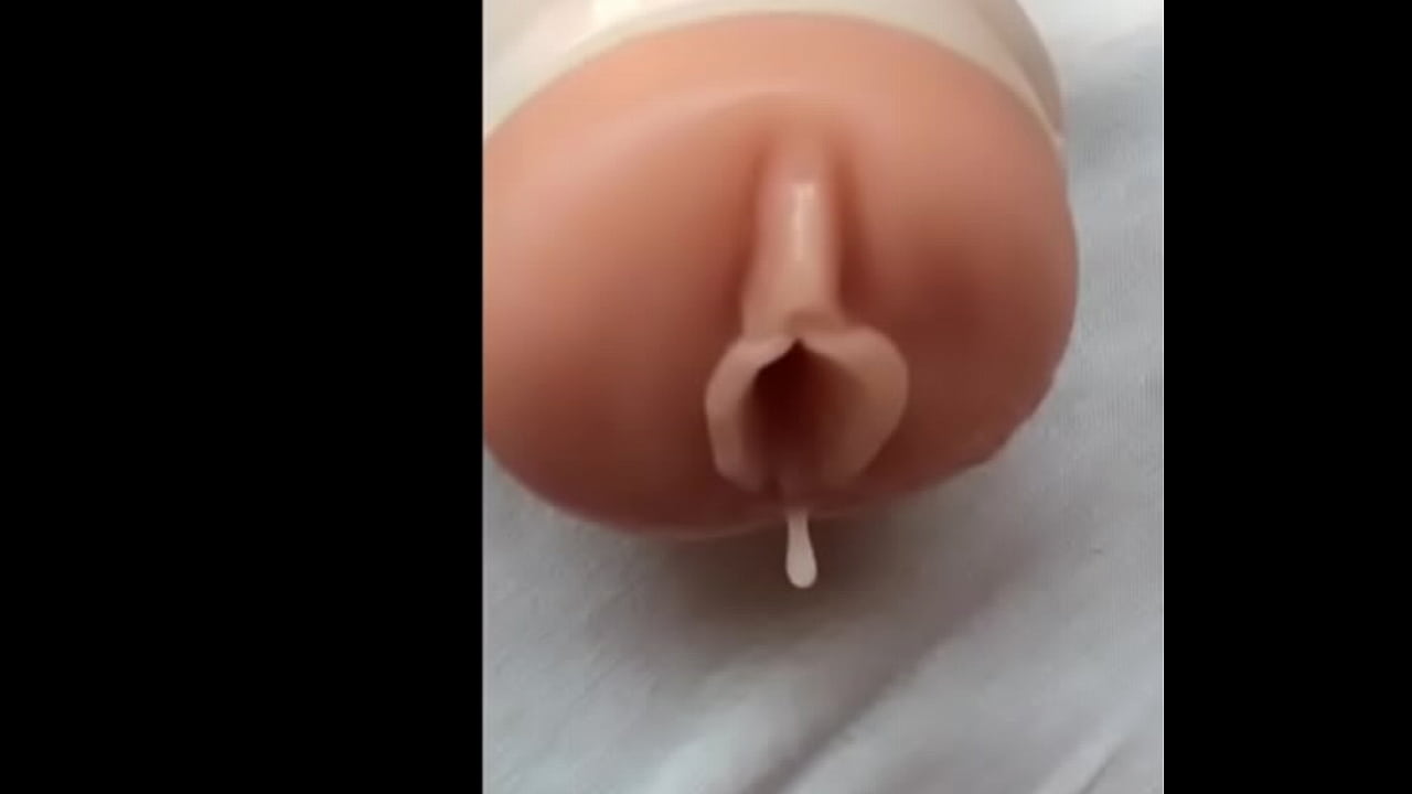 Fucking my toy ending in a creampie