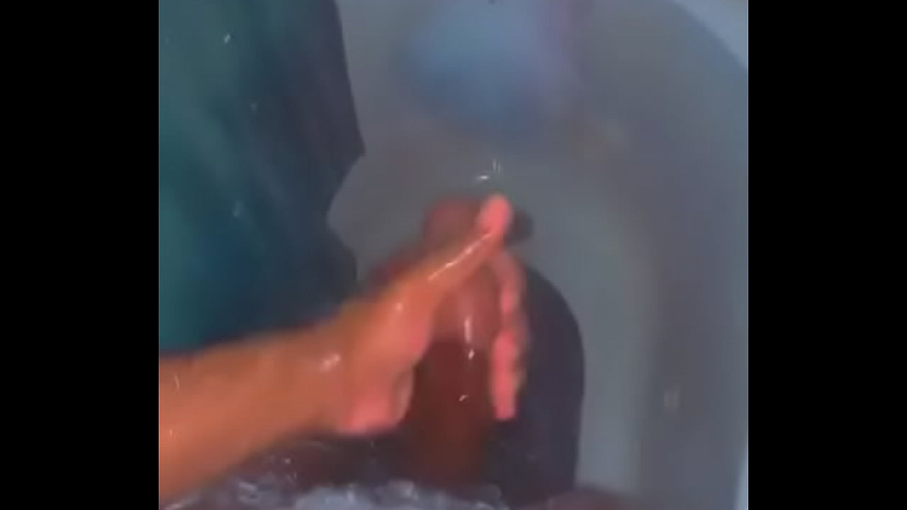 Playing with my dick in the shower