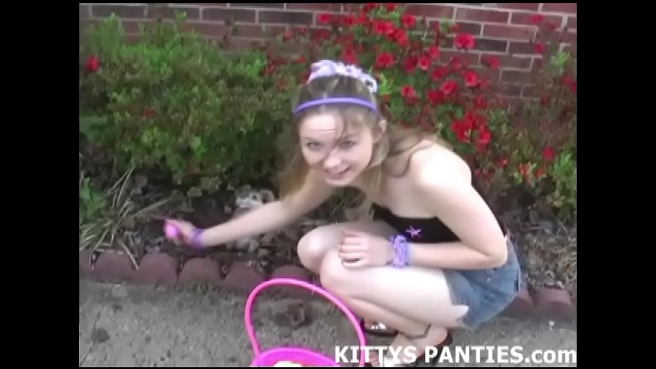 Cute Kitty Flashing Her Panties In Public