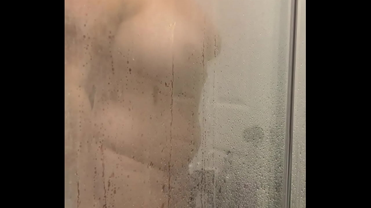 big tit shower