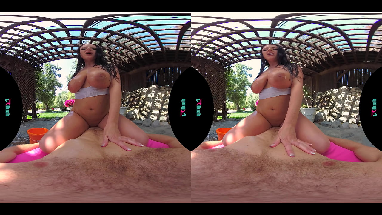 Beautiful big titty bombshell washes your car then lets you fuck her in the butt in VR