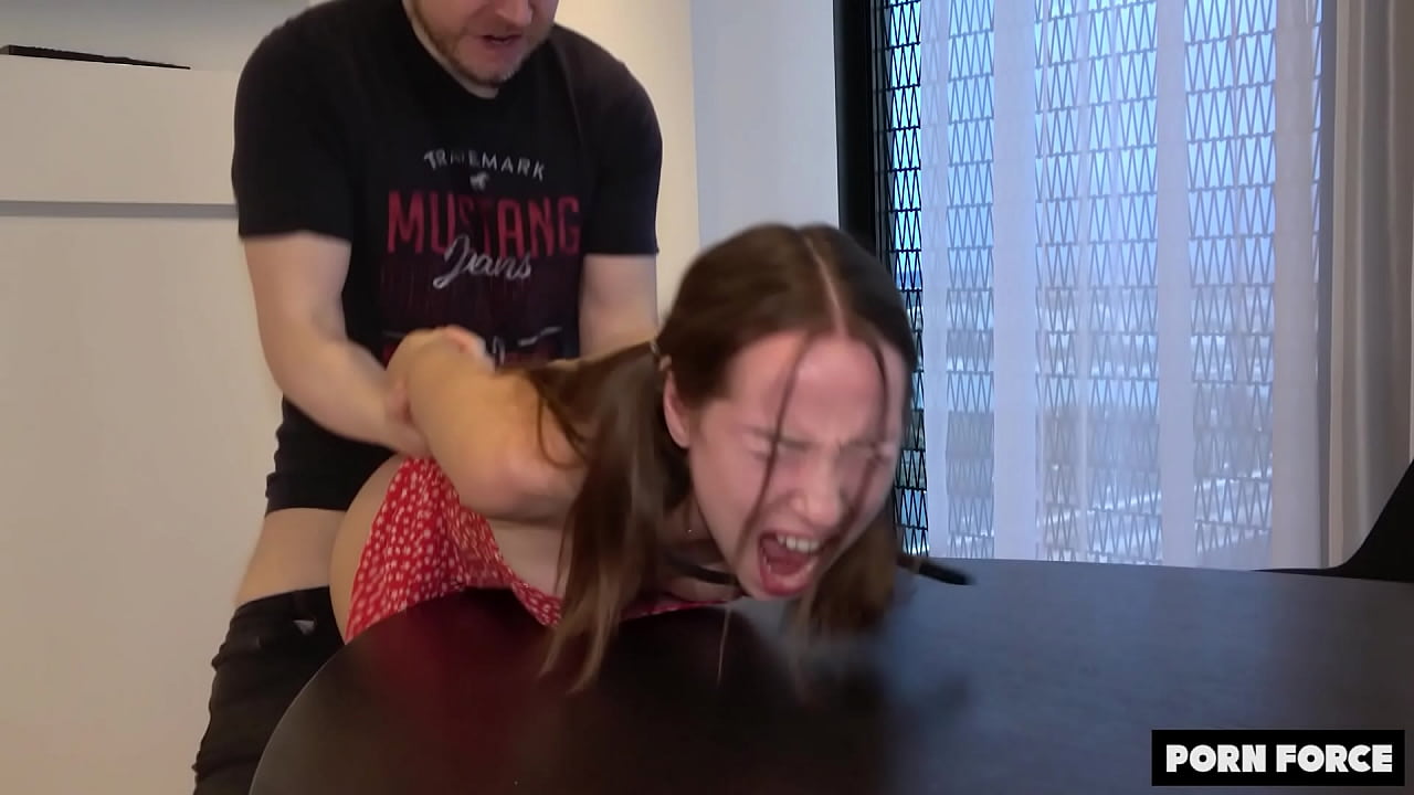 Slutty Girlfriend TIED UP & FUCKED On The Table