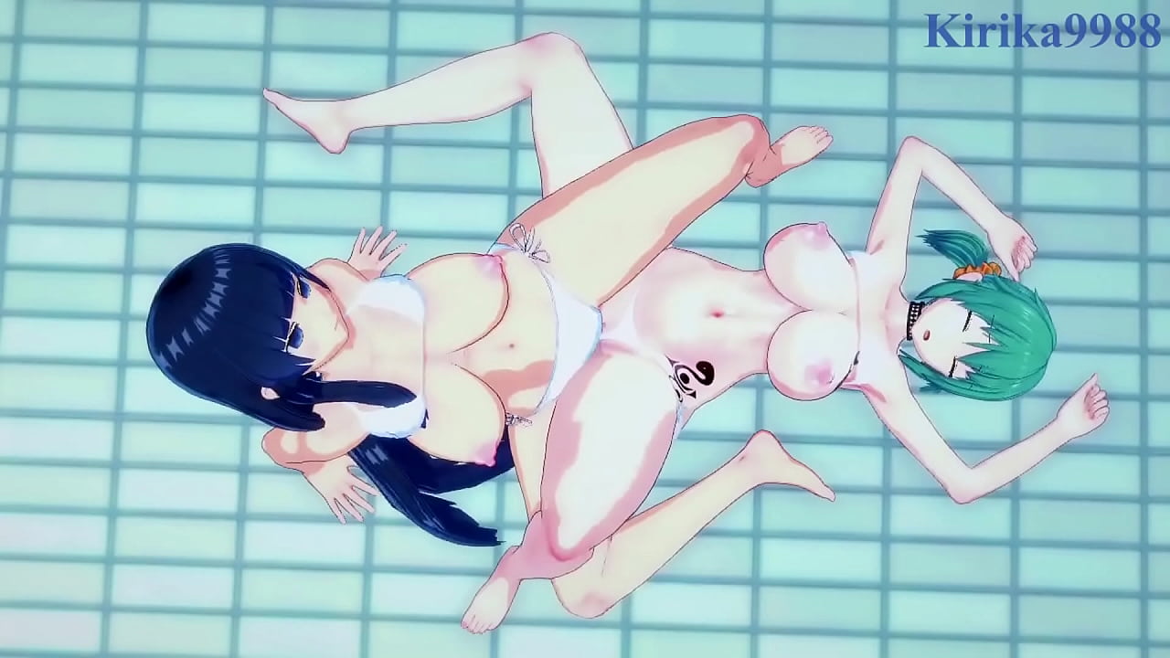 Hikage and Ikaruga intense lesbian play and futanari sex. - Senran Kagura Hentai