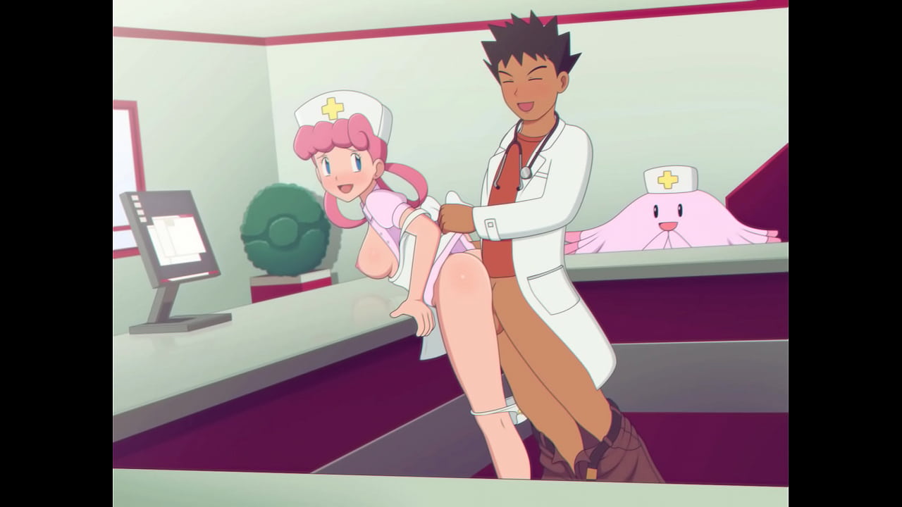 Brock se coge a la enfermera joy y se corre dentro al fin