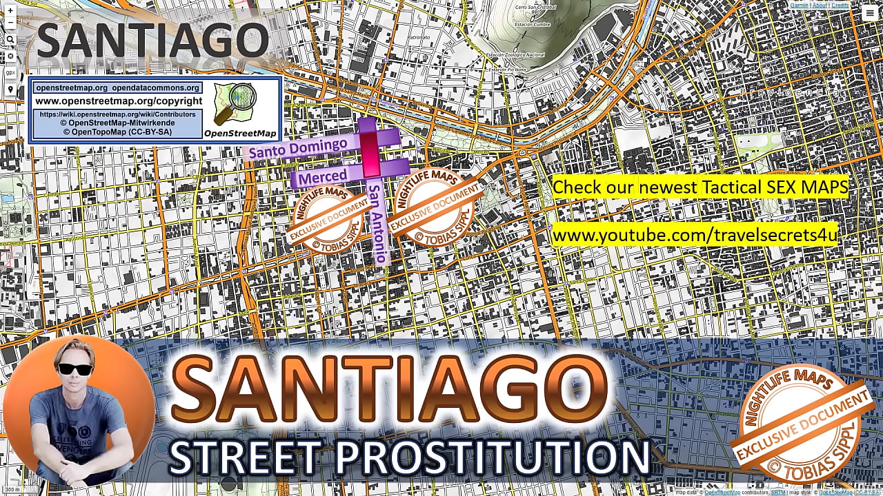 Street Prostitution Map of Santiago, Chile with Indication where to find Streetworkers, Freelancers and Brothels. Also we show you the Bar, Nightlife and Red Light District in the City.