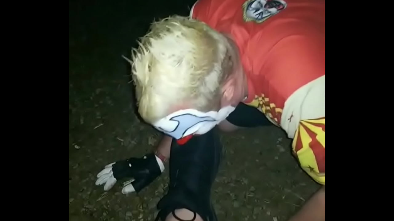 Size 12 Muddy Shoes Worship By FlipFlop The Clown At The 2018 Gathering of the Juggalos