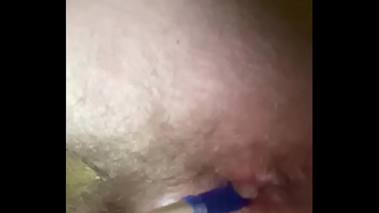 Toothbrush being used as a dildo by 18yr boy