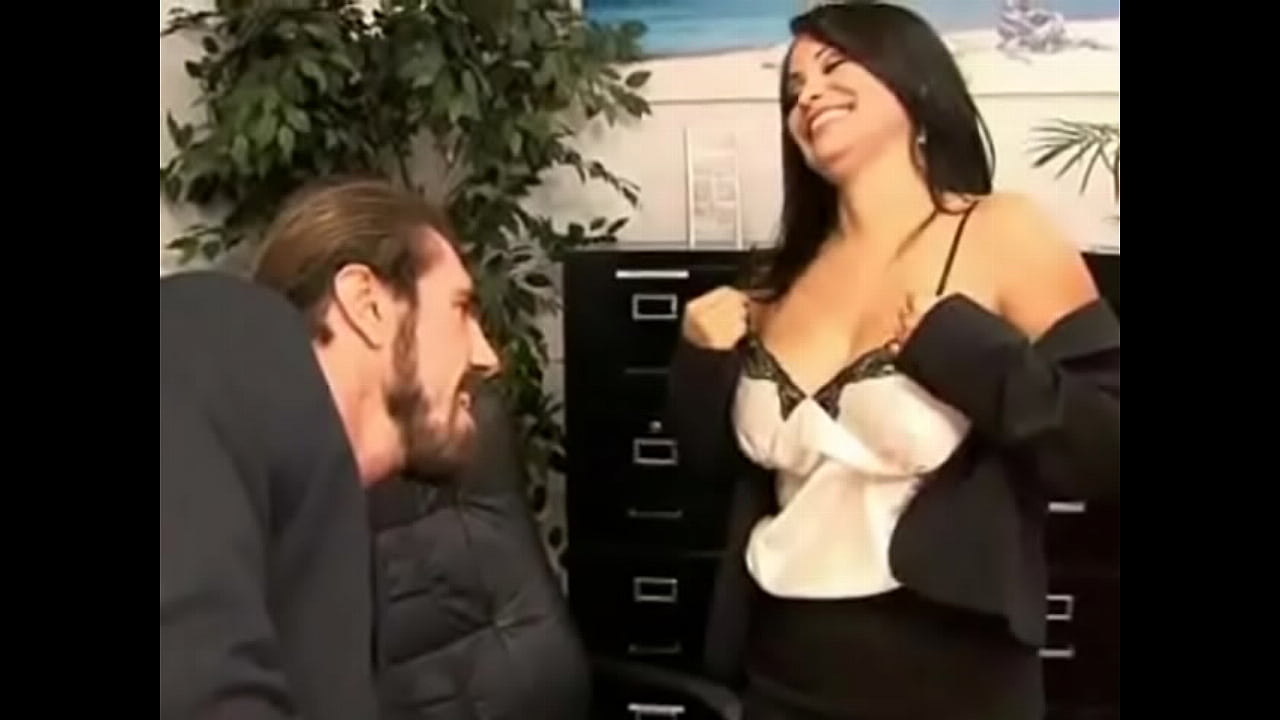 Big Titted Boss Teasing Her Horny Employee