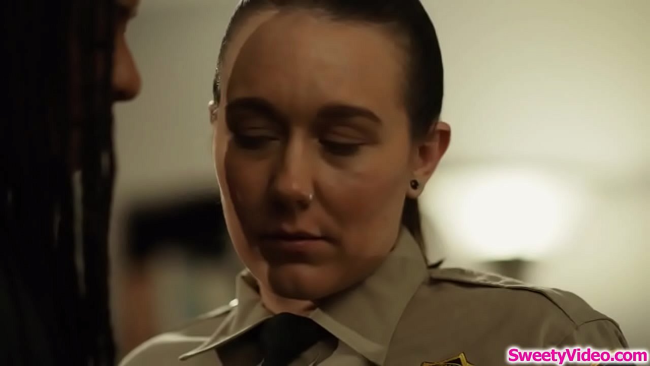 Lesbian head officer makes black inmate eat her pussy