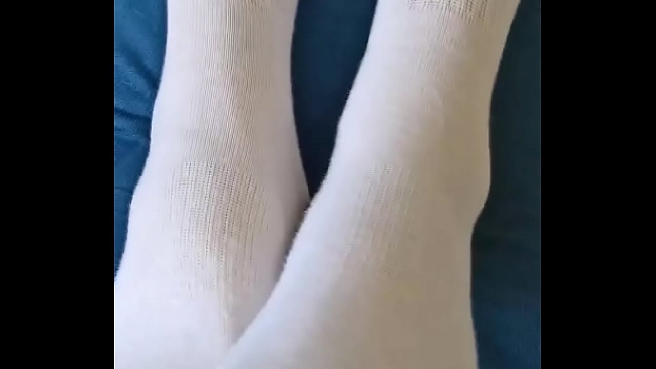 Hot little feet in socks