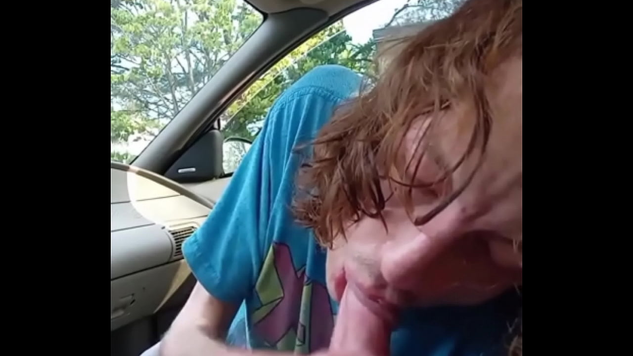 buddy feeds me cum in car again