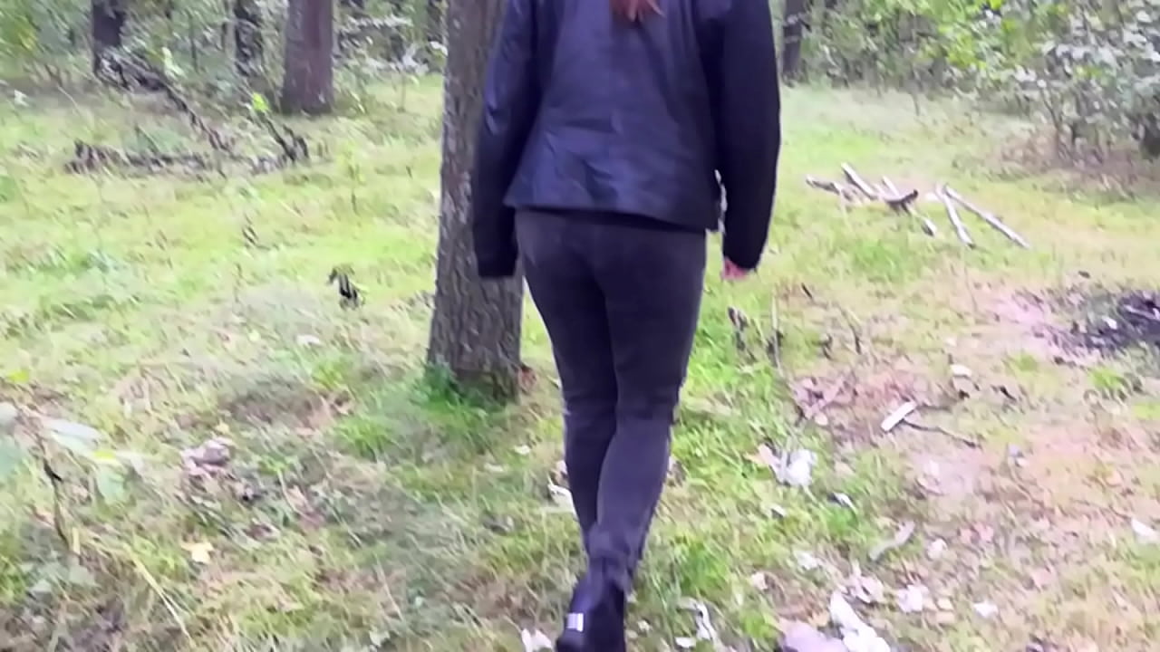 Friend films my masturbation in the woods